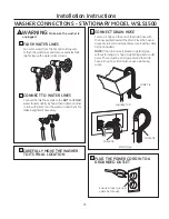 Preview for 15 page of GE WSLP1500 Owner'S Manual & Installation Instructions