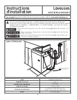 Preview for 38 page of GE WSLP1500 Owner'S Manual & Installation Instructions