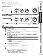 Preview for 5 page of GE WSXH208HWW - 27" Front-Load Washer Owner'S Manual & Installation Instructions