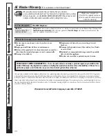 Preview for 20 page of GE WSXH208HWW - 27" Front-Load Washer Owner'S Manual & Installation Instructions