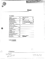 GE WW.M887M Use And Care Manual preview