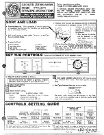 Предварительный просмотр 1 страницы GE WWA5509V Operating Instructions