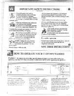 Preview for 4 page of GE WWA5710M Use And Care Manual