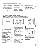 Preview for 4 page of GE WWA8300B Use And Care Manual