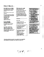 Preview for 2 page of GE WWA8350C Use And Care Manual