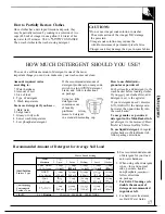 Preview for 17 page of GE WWA8849R Use And Care Manual