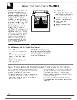 Preview for 14 page of GE WWA8850R Use And Care Manual