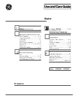 Preview for 1 page of GE WWA8896R Use And Care Manual