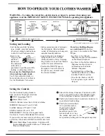 Preview for 5 page of GE WWA8896R Use And Care Manual