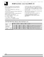 Preview for 18 page of GE WWA8896R Use And Care Manual