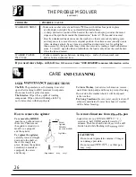 Preview for 26 page of GE WWA8896R Use And Care Manual