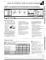 Предварительный просмотр 5 страницы GE WWA9850R Use And Care Manual