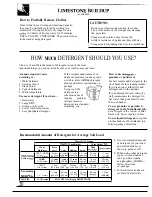 Preview for 20 page of GE WWA9850R Use And Care Manual