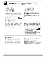 Preview for 22 page of GE XL Use And Care & Installation Manual