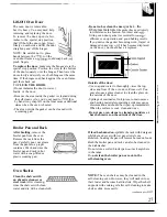 Preview for 27 page of GE XL Use And Care & Installation Manual