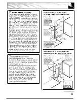 Preview for 33 page of GE XL Use And Care & Installation Manual