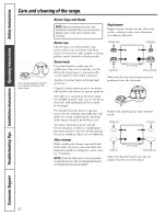 Preview for 32 page of GE XL44 J2B915 and Owner'S Manual And Installation Instructions