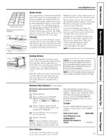 Preview for 33 page of GE XL44 J2B915 and Owner'S Manual And Installation Instructions