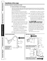 Предварительный просмотр 44 страницы GE XL44 J2B915 and Owner'S Manual And Installation Instructions