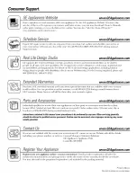 Preview for 60 page of GE XL44 J2B915 and Owner'S Manual And Installation Instructions