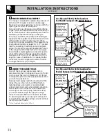 Preview for 38 page of GE XL44 JGBP35GRA Use And Care & Installation Manual