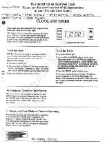 Предварительный просмотр 11 страницы GE XL44 JGBS02EN Use And Care & Installation Manual