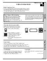 Preview for 11 page of GE XL44 JGBS09 Owner'S Manual & Installation Instructions