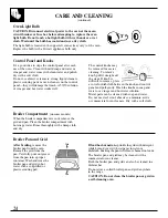 Preview for 24 page of GE XL44 JGBS09 Owner'S Manual & Installation Instructions