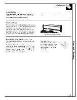 Preview for 25 page of GE XL44 JGBS09 Owner'S Manual & Installation Instructions