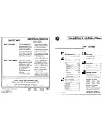 Preview for 1 page of GE XL44 Series Use & Care Instructions Manual