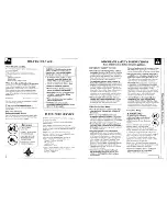 Preview for 2 page of GE XL44 Series Use & Care Instructions Manual