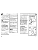 Preview for 16 page of GE XL44 Series Use & Care Instructions Manual