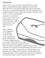 Preview for 2 page of GE Z-Wave 45603 User Manual