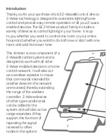 Preview for 2 page of GE Z-Wave 45606 Manual