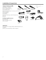 Preview for 2 page of GE ZBD9900RII Installation Instructions Manual