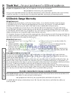 Preview for 6 page of GE ZET9050 Owner'S Manual