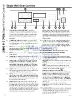 Предварительный просмотр 8 страницы GE ZET9050 Owner'S Manual