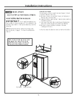 Preview for 5 page of GE ZFSB23DSS Installation Instructions Manual