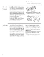 Preview for 20 page of GE ZGG27N21CSS Use And Care Manual