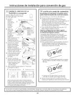 Предварительный просмотр 49 страницы GE ZGU364 Installation Instructions Manual