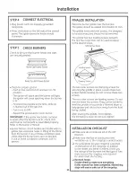 Preview for 11 page of GE ZGU364LDP2SS Installation Instructions Manual