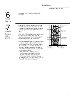 Preview for 9 page of GE ZGU36L6D Installation Instructions Manual