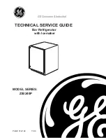 GE ZIB240P Technical Service Manual preview