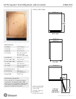 Preview for 1 page of GE ZIBI240HII Quick Start Manual