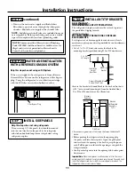 Preview for 11 page of GE ZICS360 LH Installation Instructions Manual