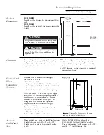 Preview for 5 page of GE ZICS36N LH Installation Instructions Manual