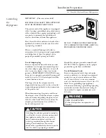 Preview for 6 page of GE ZICS36N LH Installation Instructions Manual