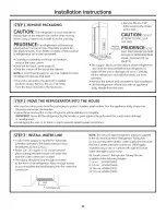 Preview for 11 page of GE ZIS360NXA Installation Instructions Manual