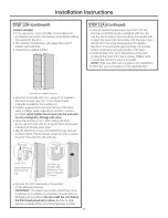 Preview for 17 page of GE ZIS360NXD Installation Instructions Manual