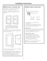 Preview for 18 page of GE ZIS360NXD Installation Instructions Manual